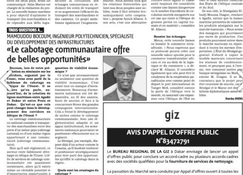 Une vision stratégique pour la ligne maritime Agadir-Dakar